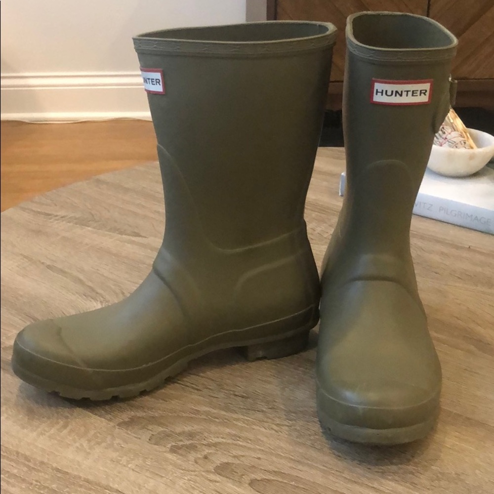 HUNTER original short rain boots - hunter green